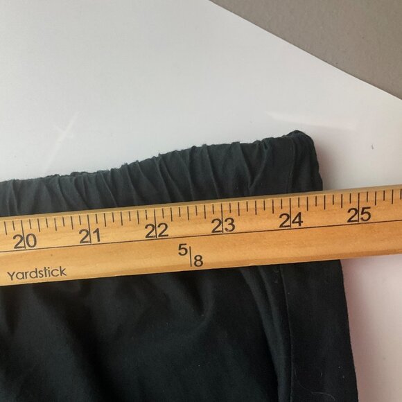 VTG Venezia Sz 18/20 Black Paisley Tiered Maxi Skirt Cotton Made India Boho - Picture 6 of 10